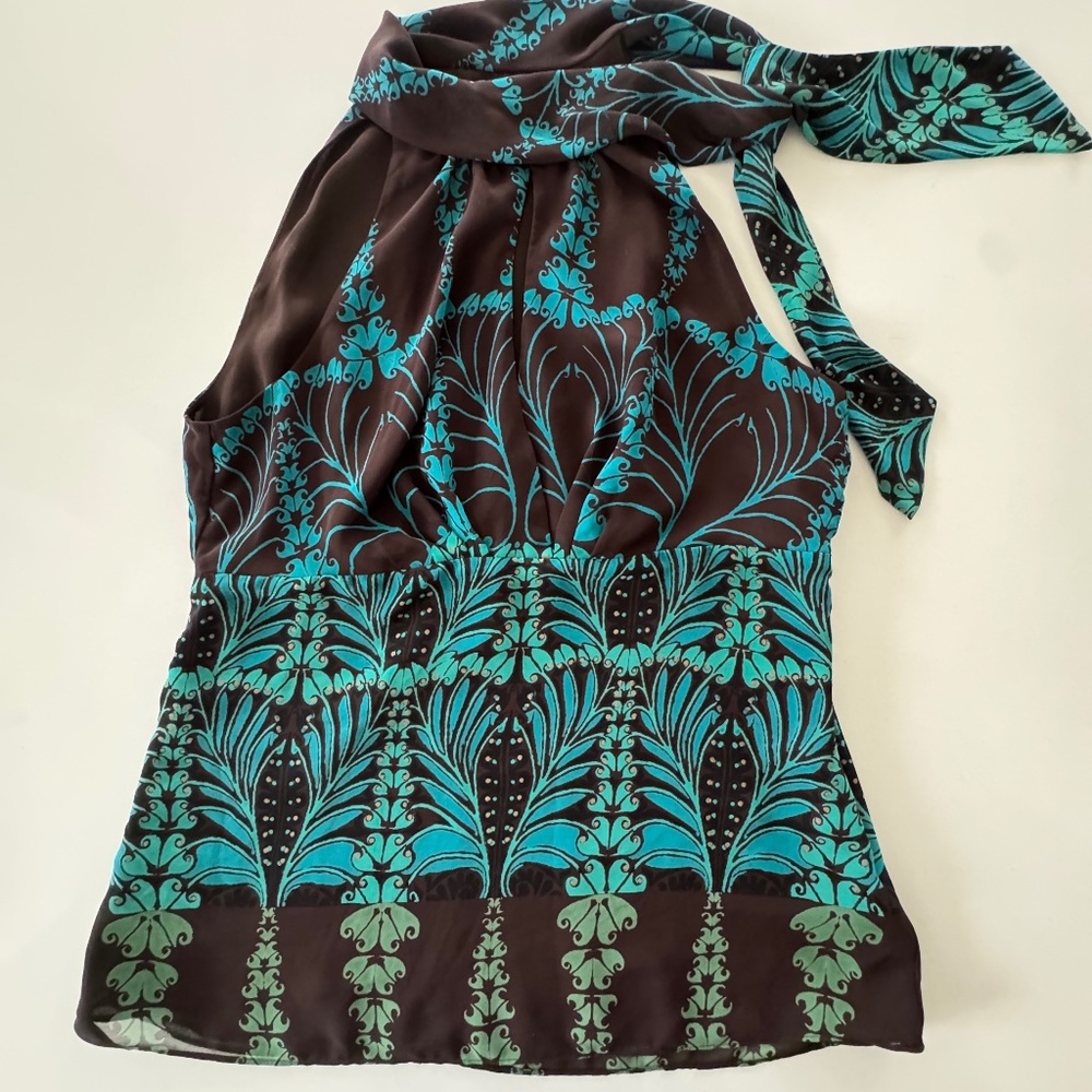 Bandolino Halter Blouse